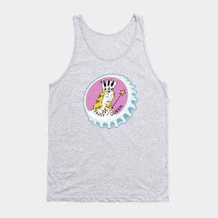 Vintage Fairy Queen Ballins Soda Bottlecap Tank Top